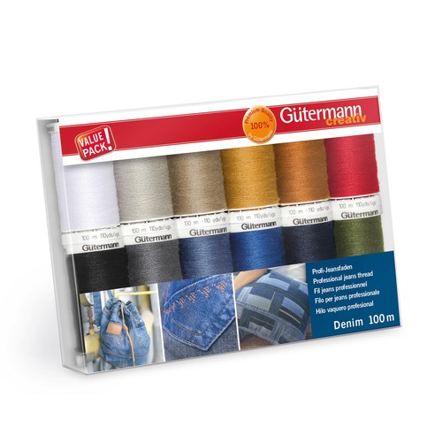 Gutermann thread set denim - gutermann,