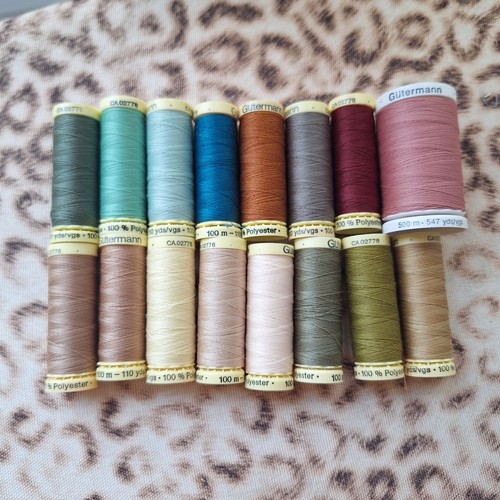 Spools gutermann thread lot - spools,